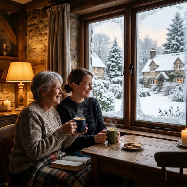 Zimowe rozrywki dla seniora. Co robić ze starszą osobą, gdy pada śnieg?
