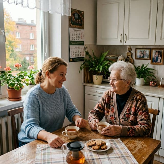 Prywatna opieka nad osobą starszą w Łodzi — jak znaleźć dobrego opiekuna?