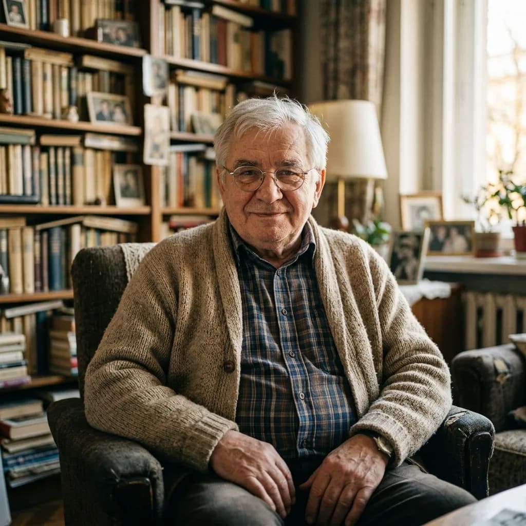 Opieka nad seniorem w Łodzi, gdy syn jest w Stanach — Case Study: Pan Mieczysław (76 lat)