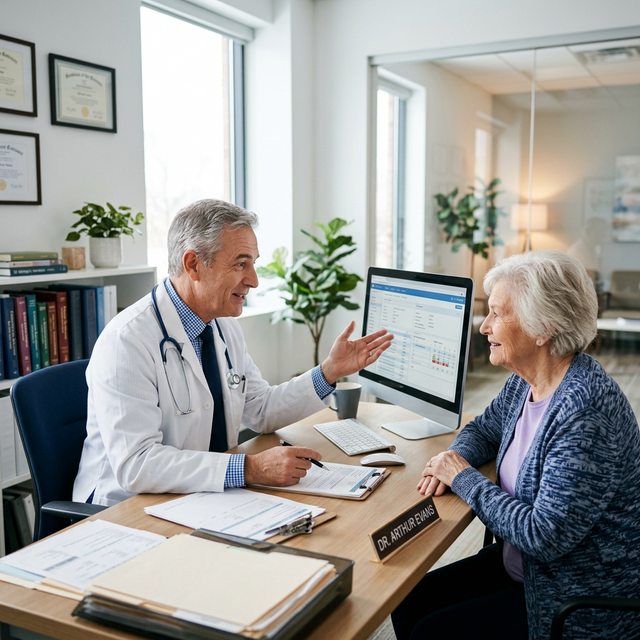 Geriatra lekarz osób starszych