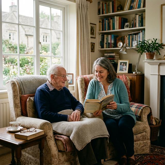 Opieka niemedyczna w domu seniora - relacja opiekun i podopieczny